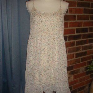 Audrey Strappy Tiered Dress M